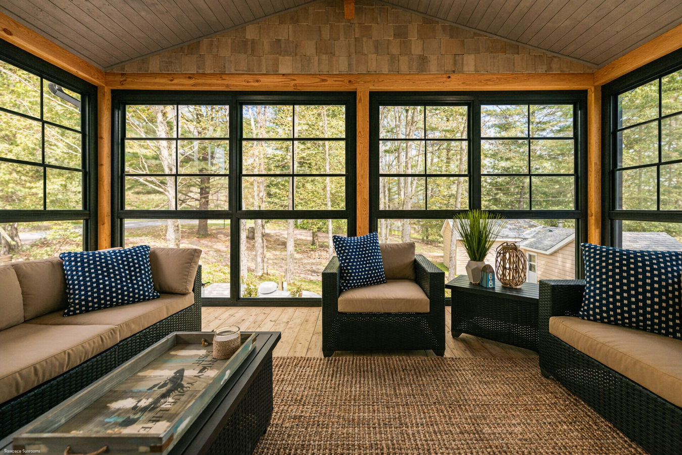 Patio-to-sunroom conversion